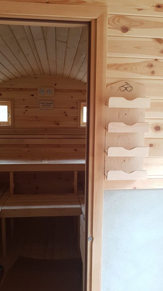 mobile Sauna mieten - premium Banja - Fasssauna Aktionsangebot in Osloß