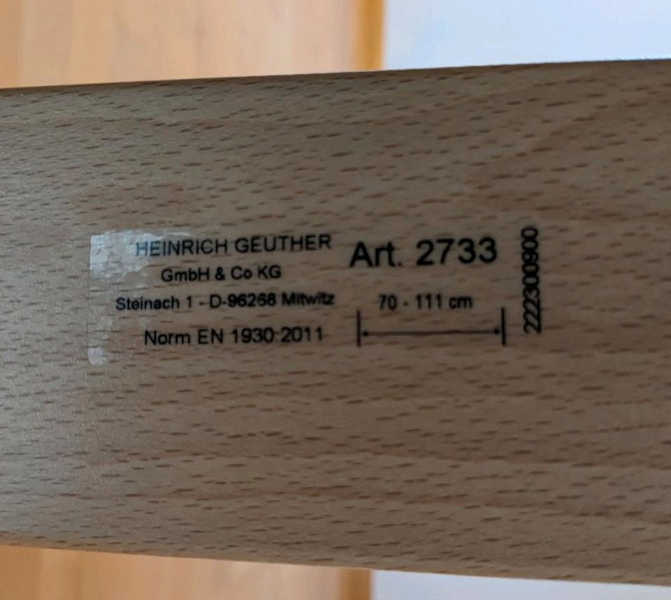 Treppenschutzgitter Geuther 70-111cm Holz in Engen