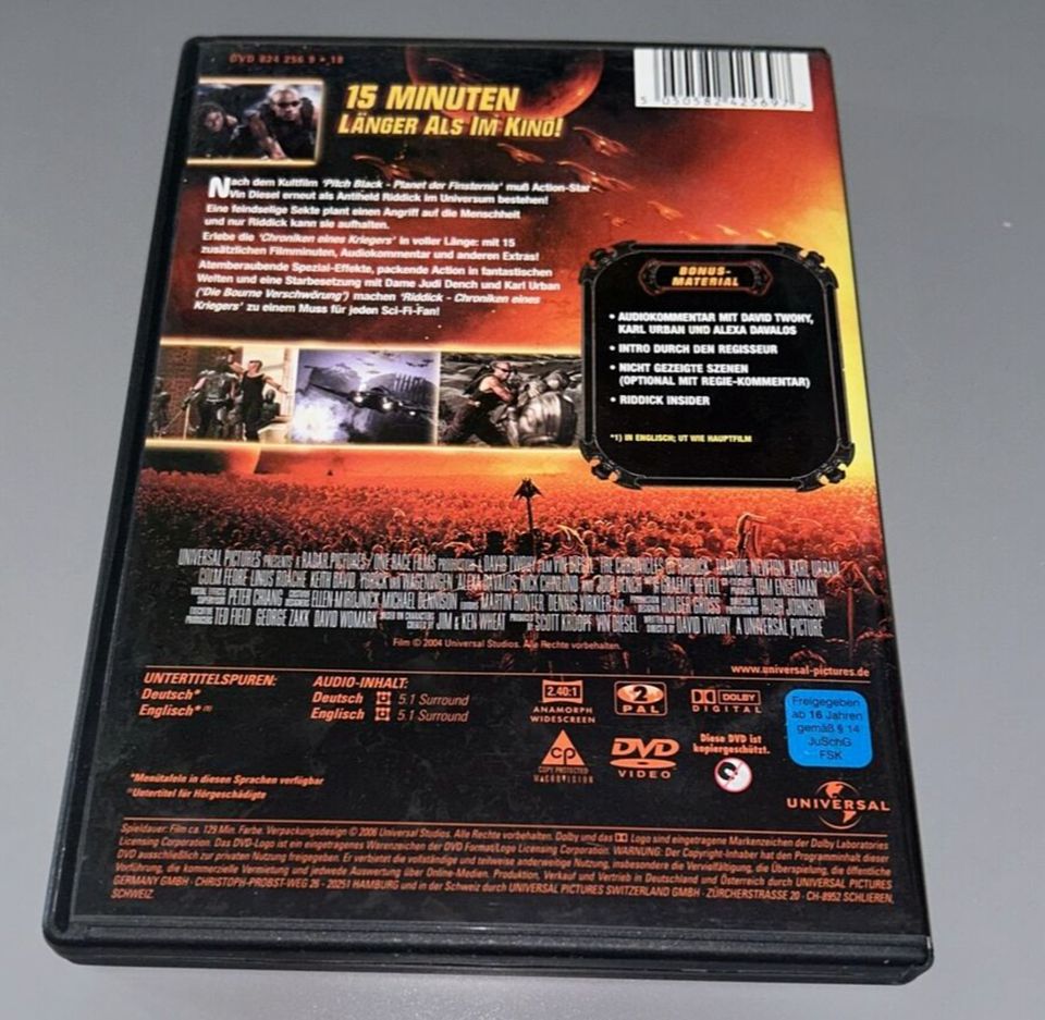 Riddick - Chroniken eines Kriegers [Director's Cut] DVD - ms in Beckingen