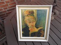 Altes Bild, von Pierre Auguste Renoir " Lesendes Mädchen"  !!! Kiel - Elmschenhagen-Kroog Vorschau