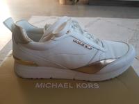 Hochwertige Sneaker von Michael Kors in weiß/gold Bayern - Kempten Vorschau