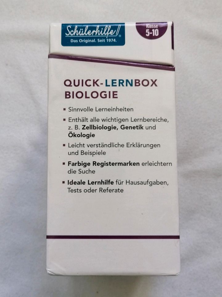 Quick-Lernbox Biologie Klasse 5-10 in Dresden