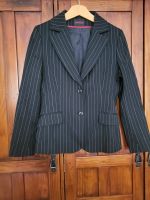 schöner schwarz- weiß gestreifter Blazer von Street One, Gr. 38 Mitte - Wedding Vorschau