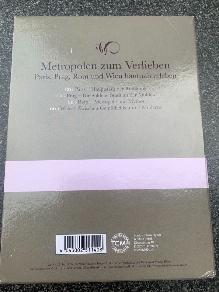 Audio CDs „Metropolen zum Verlieben“ Rom, Paris, Venedig, Prag in Neu Ulm
