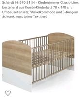 Babybett Kinderbett Kleinkindbett 1,40 m x 0,70 m holzfarben weiß Thüringen - Arnstadt Vorschau