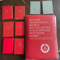 Zeugnismappe DDR Berg und Hütteningenieurschule Eisleben Sachsen-Anhalt - Eisleben Vorschau