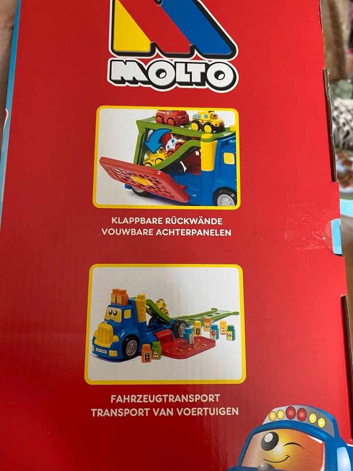 Molto Blocks LKW mit Zubehör und Auto