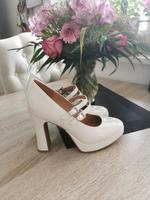 Spangenpumps Braut Schuhe Pumps Gr 39 Cremeweiß neu Bayern - Oberpframmern Vorschau