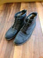 Gefütterte Lederschuhe Schwarz Winter Rieker Gr. 44 Bayern - Obertraubling Vorschau