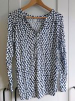 H&M Mama Langarmshirt Bluse langarm blau weiß gepunktet Gr. L 40 Hessen - Frankenberg (Eder) Vorschau