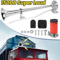 150DB Fanfare Hupe Druckluft Horn Nebelhorn 12V LKW PKW Bus Hessen - Bebra Vorschau