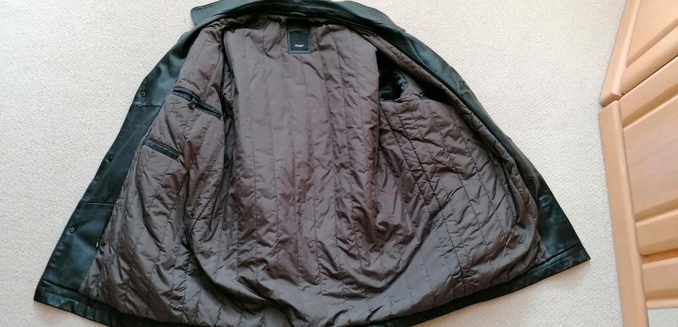 Rosner Lederjacke Herren L/54 schwarz, neuwertig in Haan