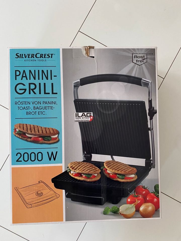 Silvercrest online panini grill