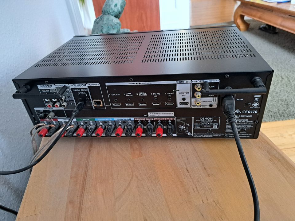 Verkaufe Denon AVR-X1100W 7.2-Kanal-Netzwerk-A/V-Receiver mit WLA in Berlin