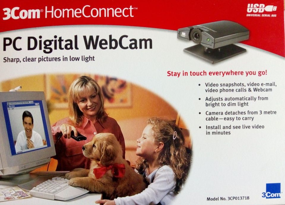 3Com HomeConnect PC Digital Webcam - TOP - OVP in Nürnberg (Mittelfr)