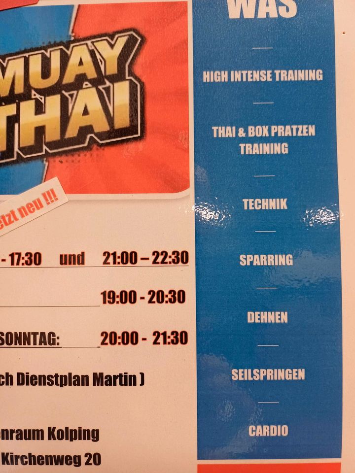 Kolping Muay Thai Fit Gruppe hat noch freie Plätze in Hamburg