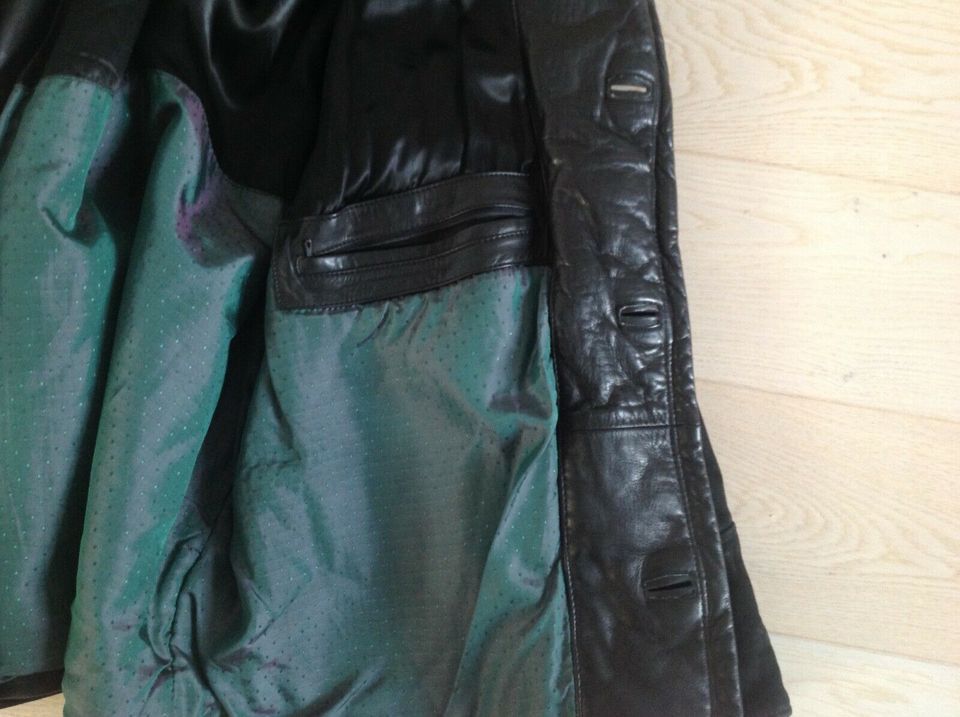 Lederjacke Herren schwarz Gr. L in Düsseldorf