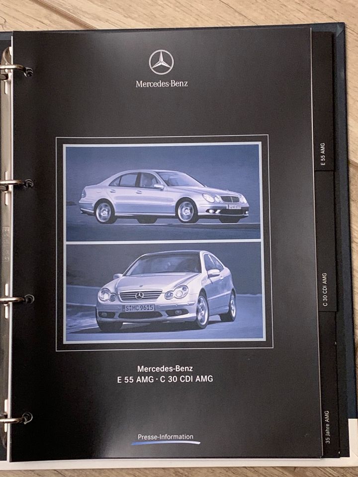 Pressemappe Mercedes-Benz "E 55 AMG - C 30 CDI AMG" in Alsfeld