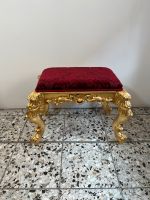 Barock Hocker in Gold rot zu verkaufen Berlin - Neukölln Vorschau