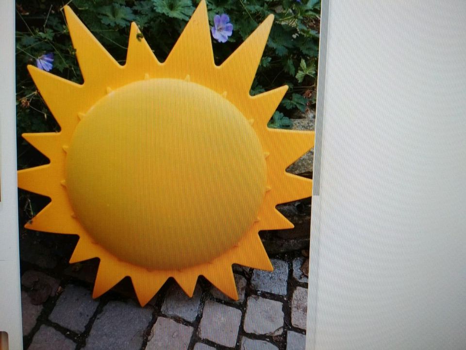 Lampe "Sonne", Durchmesser 68cm, Smila Sol, Leuchte in Otzberg