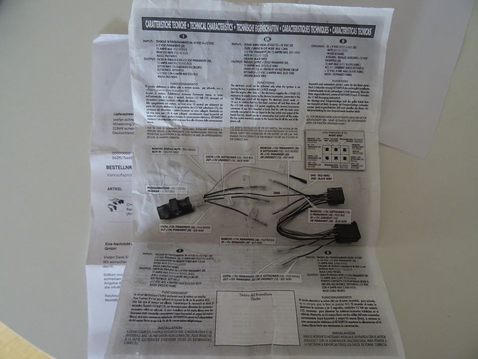 VW Golf Can Bus Radio Adapter in Schenefeld