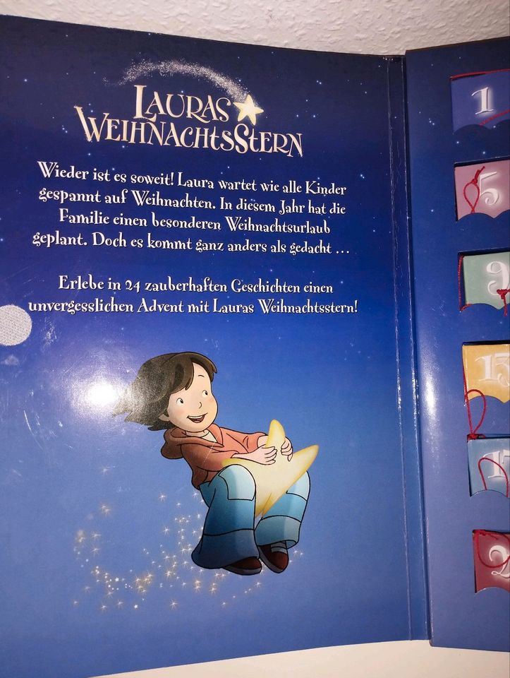 Neuwertig, Mini-Bücher Adventskalender Lauras Weihnachtsstern in Schöneberg i. Westerwald