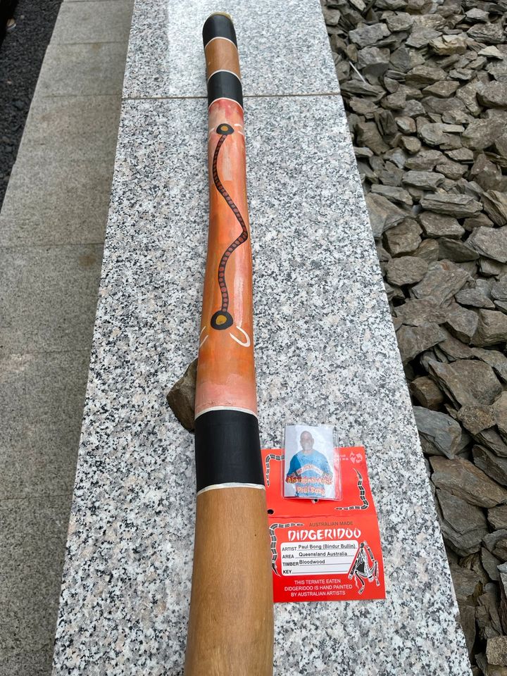 Didgeridoo 1m. Original Aboriginal/ Paul Bong / unbespielt in Oberweißbach