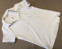 Damen Poloshirt Gr. 44 (L) in weiß und grau Neu Bayern - Niedernberg Vorschau
