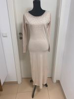 Winter Maxikleid beige rosé Glitzer Weihnachten Silvester 36/38/S München - Pasing-Obermenzing Vorschau