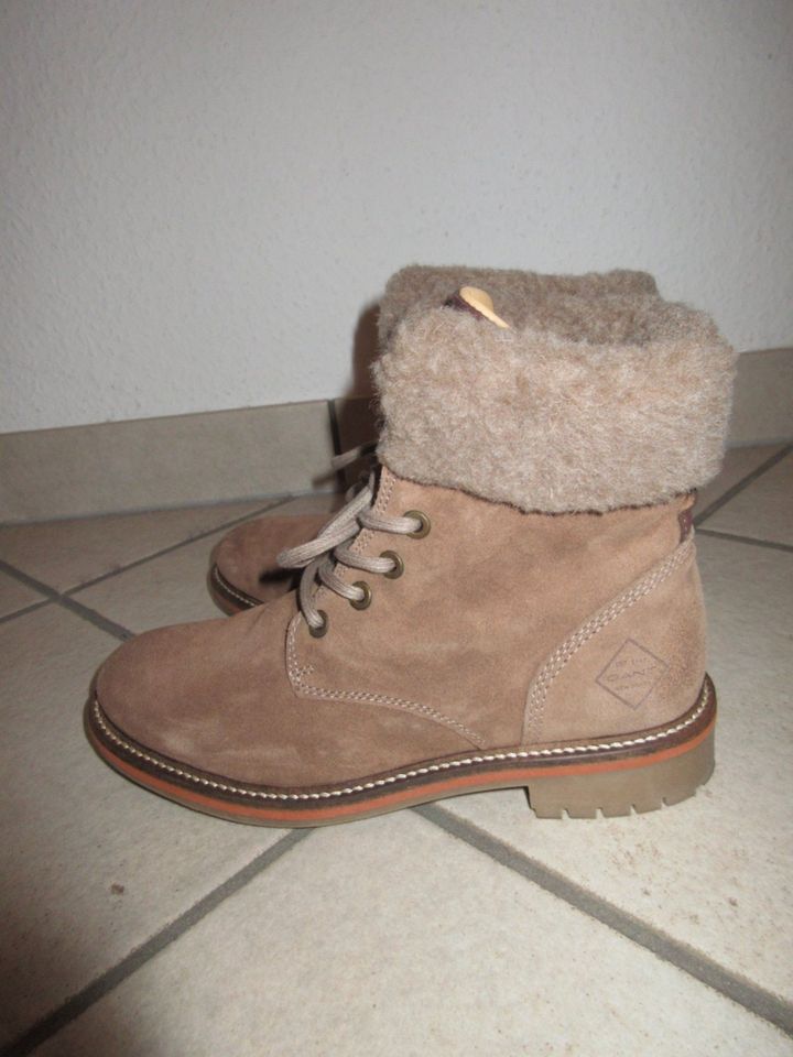 GANT Boots/Stiefelette Leder/Wolle, Braun Gr. 38 **w.NEU** in Köln