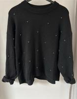 H&M Pullover schwarz Perlen Pulli Übergang 40 L Bayern - Bayreuth Vorschau