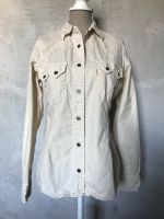 Hemd Jeanshemd Bluse replay creme beige Größe 34/36 Nordrhein-Westfalen - Brilon Vorschau