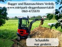 Bagger | Erdbohrer | Rüttelplatten | Baumaschinen | Verleih Baden-Württemberg - Deggenhausertal Vorschau