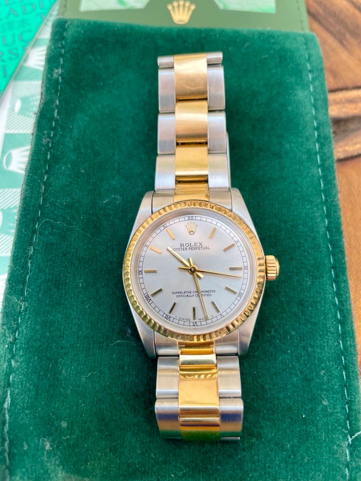 Rolex Oyster Perpetual Ref. 67513 750/- Gelbgold - 88173687 in Neuwied