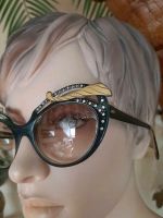 Kult Sonnenbrille DEPOSE mit Swarovski Strass Steine Cat Eye 60er Düsseldorf - Eller Vorschau