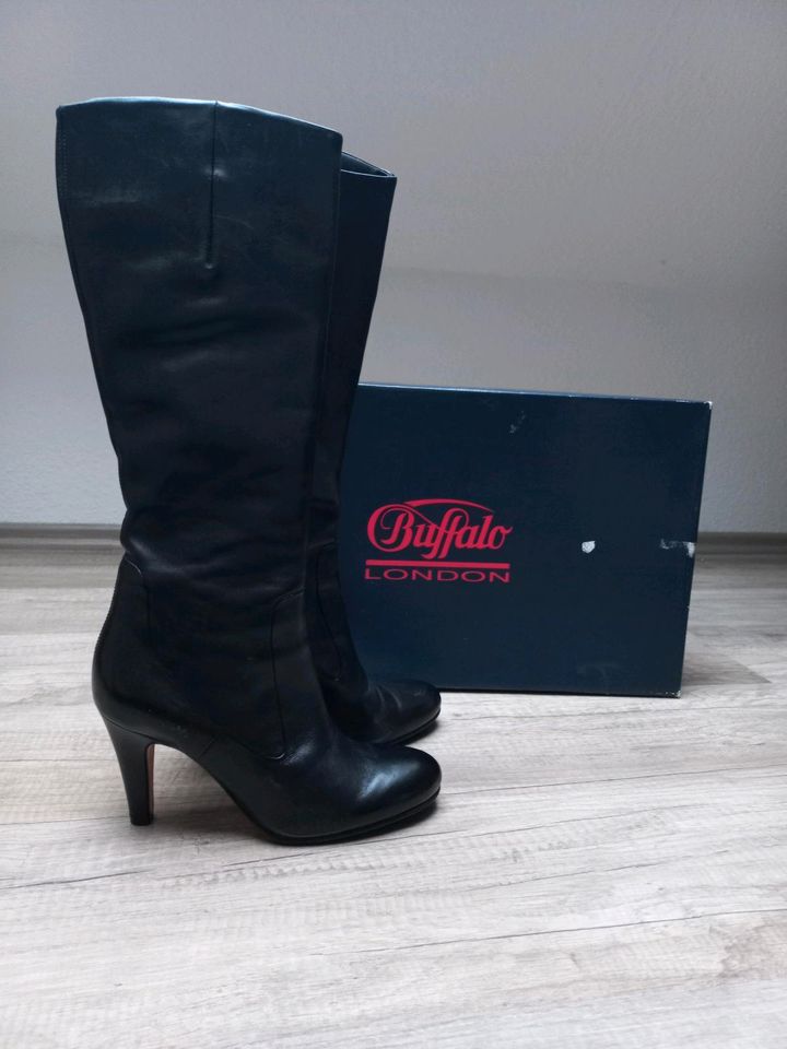 NEU! Buffalo * Damenstiefel * Gr. 40 * schwarz Nappaleder Stiefel in Berlin