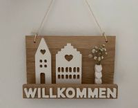 Türschild Willkommen handgemacht - Geschenkidee 18 €* Baden-Württemberg - Freiburg im Breisgau Vorschau