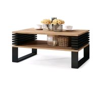 Moderner Couchtisch / GOKEE Gold Craft Eiche/Schwarz Matt Nordrhein-Westfalen - Hemer Vorschau