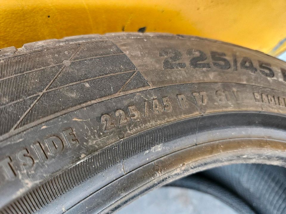 Continental Sommerreifen 2x 225/45 R17 91V . 225 45 17 in Sindelfingen