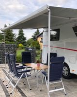 Campingtisch 140x70 und 5 Stühle verstellbar Sachsen - Gornau Vorschau