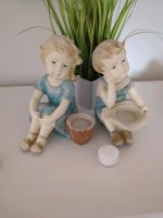 Gartenfiguren Set Junge Mädchen Teelichthalter Kunststoff Deko Saarland - Püttlingen Vorschau