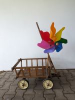 Kleiner Bollerwagen aus Holz  - Spielzeug für Kinder Bayern - Windsbach Vorschau