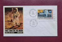 FIRST MAN ON THE MOON Ersttagsbrief USA 1969 Mondlandung Berlin - Lichtenberg Vorschau