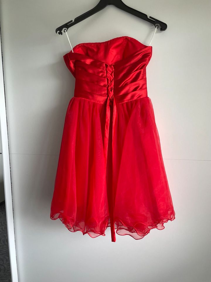 Party Kleid Rot Größe 34/36 in Neuenkirchen - Merzen