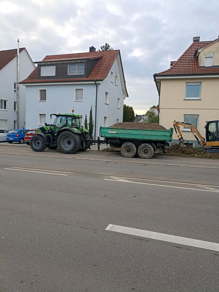 Kipper Transport Transportarbeiten Schotter Recycling Erdaushub in Markdorf