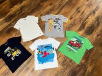 Gr. 122 T-Shirts Set 5 Shirts Jungs Junge Auto Tiere Bagger Sachsen-Anhalt - Möser Vorschau