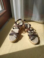 Schöne Sandalen mit Keilabsatz - wie neu - 41 Baden-Württemberg - Lobbach Vorschau