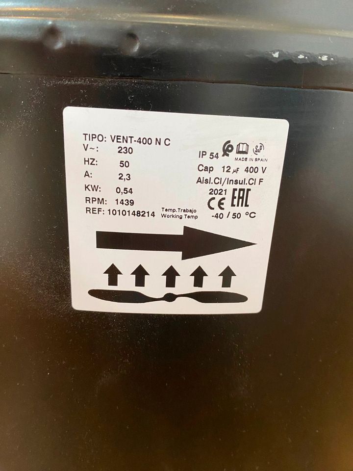 Rohrventilator Vent 400-N - Ventilator - Lüfter in Waldburg