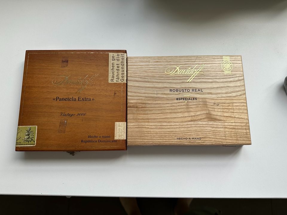 Davidoff Zigarrenkisten leer. Special Edition in Wiesbaden