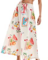 Asos Rock Baumwoll-Leinenmix Sommerprint Gr.44 - neu Hessen - Limburg Vorschau